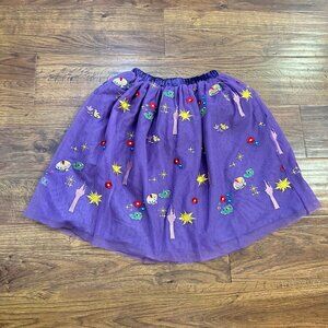 Disney Hanna Andersson tangled tulle embroidered skirt